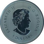 5 Dollars - Elizabeth II Medal of Bravery obverse image