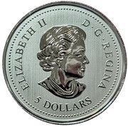 5 Dollars - Elizabeth II Royal Agricultural Winter Fair obverse image