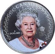 5 Dollars - Elizabeth II, Tribute obverse Queen Elizabeth's Portrait, Canada, 2022 reverse image