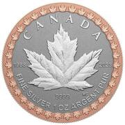 5 Dollars In the name of Elizabeth II; SML fractionnal set; 1 oz, Canada, 2023 reverse image