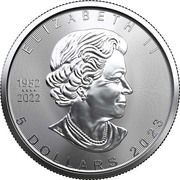 5 Dollars In the name of Elizabeth II; SML Bullion Coinage obverse image