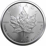 5 Dollars In the name of Elizabeth II; SML Bullion Coinage, Canada, 2023 reverse image