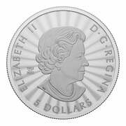 5 Dollars In the name of Elizabeth II; The Majestic Polar Bear and Cubs; Silver obverse image