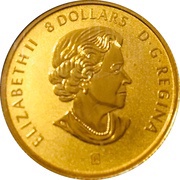 8 Dollars - Elizabeth II Pandas: A Golden Gift of Friendship obverse image