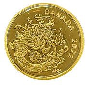 8 Dollars - Elizabeth II Earth Dragon, Canada, 2022 reverse image