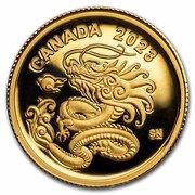 8 Dollars In the name of Elizabeth II; Heavenly Dragon, Canada, 2023 reverse image
