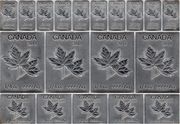 9 Dollars - Elizabeth II Mapleflex Bar, Canada, 2018-2021 reverse image