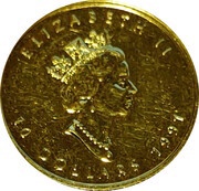 10 Dollars - Elizabeth II 3rd Portrait; GML Bullion Coinage obverse image