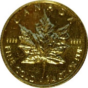 10 Dollars - Elizabeth II 3rd Portrait; GML Bullion Coinage, Canada, 1990-2003 reverse image