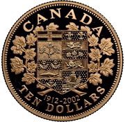10 Dollars - Elizabeth II First Gold Coins, Canada, 2002 reverse image