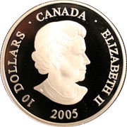 10 Dollars - Elizabeth II Pope John Paul II obverse image