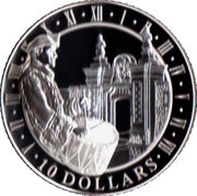 10 Dollars - Elizabeth II Fortress of Louisbourg, Canada, 2006 reverse image