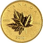 10 Dollars - Elizabeth II, Canada, 2010 reverse image
