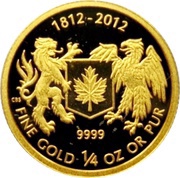 10 Dollars - Elizabeth II The War of 1812, Canada, 2012 reverse image