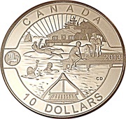 10 Dollars - Elizabeth II Summer Fun, Canada, 2013 reverse image