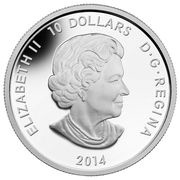 10 Dollars - Elizabeth II Canonization Pope John Paul II obverse image