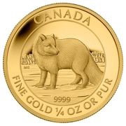 10 Dollars - Elizabeth II Arctic Fox, Canada, 2014 reverse image