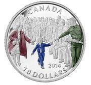 10 Dollars - Elizabeth II Wait for Me Daddy, Canada, 2014 reverse image