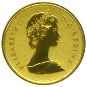 10 Dollars - Elizabeth II Maple leaves and 2nd Effigy obverse image
