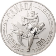 10 Dollars - Elizabeth II The Kicker, Canada, 2015 reverse image