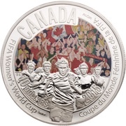 10 Dollars - Elizabeth II Go Canada Go!, Canada, 2015 reverse image