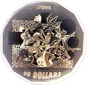 10 Dollars - Elizabeth II That's All, Folks!, Canada, 2015 reverse image