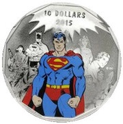 10 Dollars - Elizabeth II DC Comics Originals - Legacy, Canada, 2015 reverse image