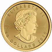 10 Dollars - Elizabeth II 4th Portrait; GML Bullion Coinage obverse image