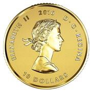 10 Dollars - Elizabeth II GML fractionnal set; 1⁄4 oz obverse image