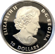 10 Dollars - Elizabeth II Celebration of Love obverse image