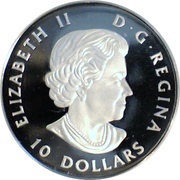 10 Dollars - Elizabeth II The Otter obverse image