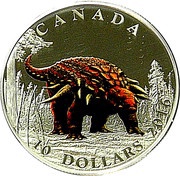 10 Dollars - Elizabeth II The Spiked Lizard, Canada, 2016 reverse image