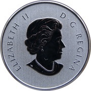 10 Dollars - Elizabeth II ½ oz. Canadian Maple Leaves 2016 obverse image