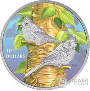 10 Dollars - Elizabeth II Tufted Titmouse, Canada, 2017 reverse image