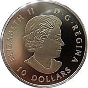 10 Dollars - Elizabeth II Kayaking on the River obverse image