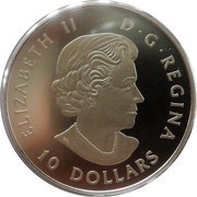10 Dollars - Elizabeth II Canola Field obverse image