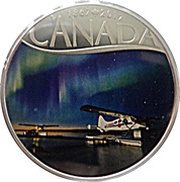 10 Dollars - Elizabeth II Float planes on the Mackenzie river, Canada, 2017 reverse image