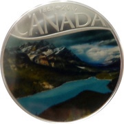 10 Dollars - Elizabeth II Peyto Lake, Canada, 2017 reverse image