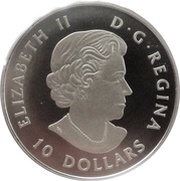 10 Dollars - Elizabeth II Drum Dancing obverse image