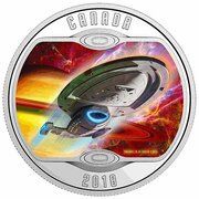10 Dollars - Elizabeth II Star Trek; Voyager, Canada, 2018 reverse image
