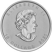 10 Dollars - Elizabeth II Canada Goose obverse image