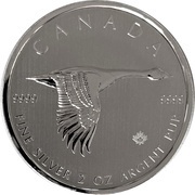 10 Dollars - Elizabeth II Canada Goose, Canada, 2020 reverse image