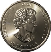 10 Dollars - Elizabeth II Kraken obverse image