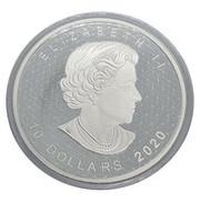 10 Dollars - Elizabeth II Pulsating Maple Leaf obverse image