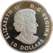 10 Dollars - Elizabeth II Polar Bears obverse image