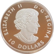 10 Dollars - Elizabeth II Parliament of Canada obverse image