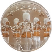 10 Dollars - Elizabeth II Changing of the Guard, Canada, 2020 reverse image