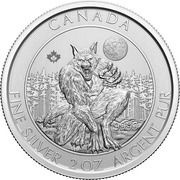 10 Dollars - Elizabeth II Werewolf, Canada, 2021 reverse image