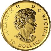 10 Dollars - Elizabeth II Great-Horned Owl obverse image