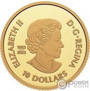 10 Dollars In the name of Elizabeth II; Marten obverse image